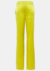 Joseph Tova silk satin straight pants