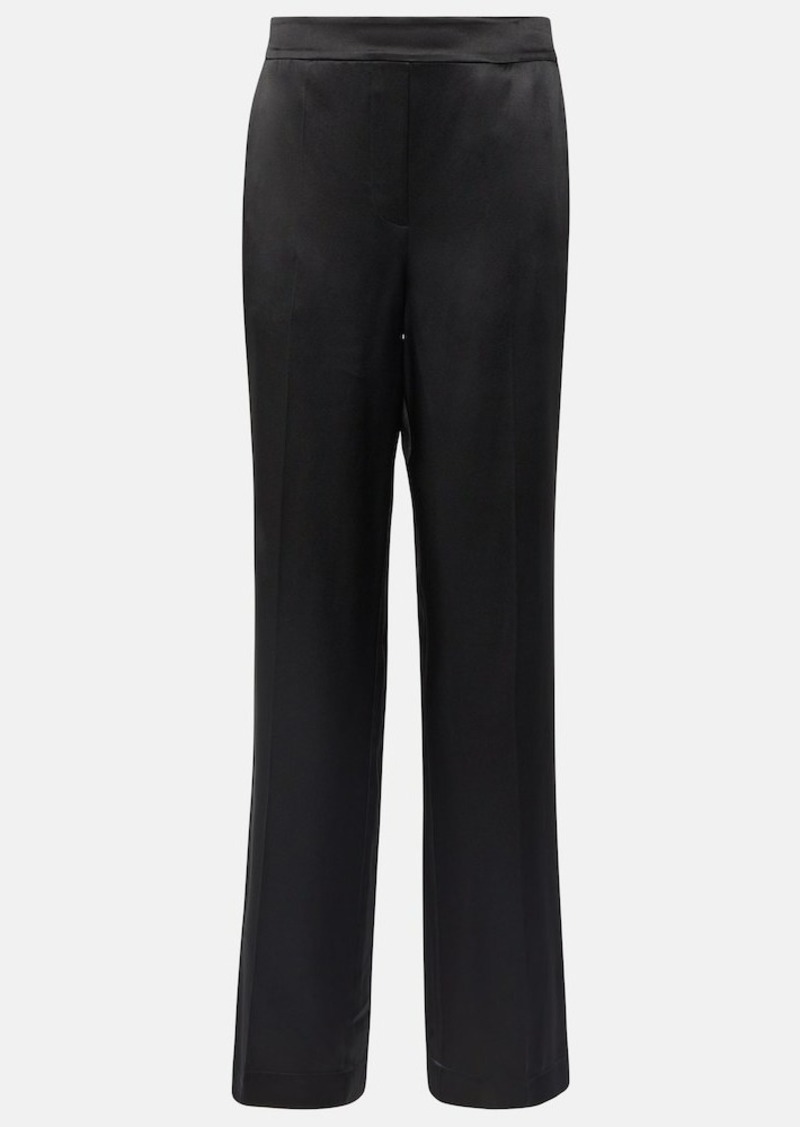 Joseph Tova silk satin straight pants