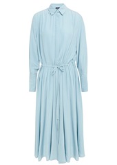 Joseph Woman Washed-silk Midi Shirt Dress Sky Blue