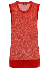 Joseph Metallic knit tank top