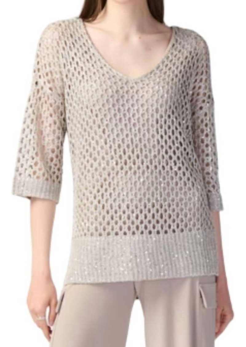 Joseph Pullover Top In Champagne