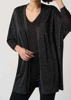 Joseph Sweater Knit And Lurex Two-Piece Set In Black Silver