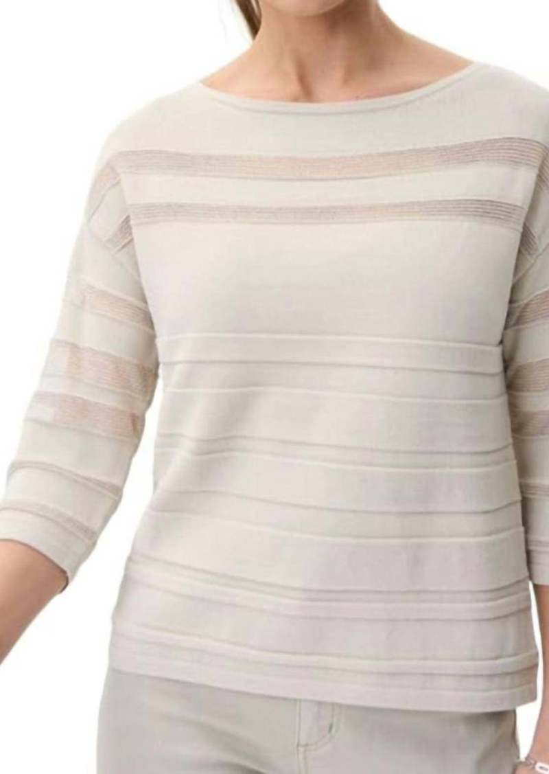 Joseph Texturize Top In Moonstone