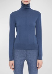 Joseph Turtleneck Cashmere-Blend Pullover