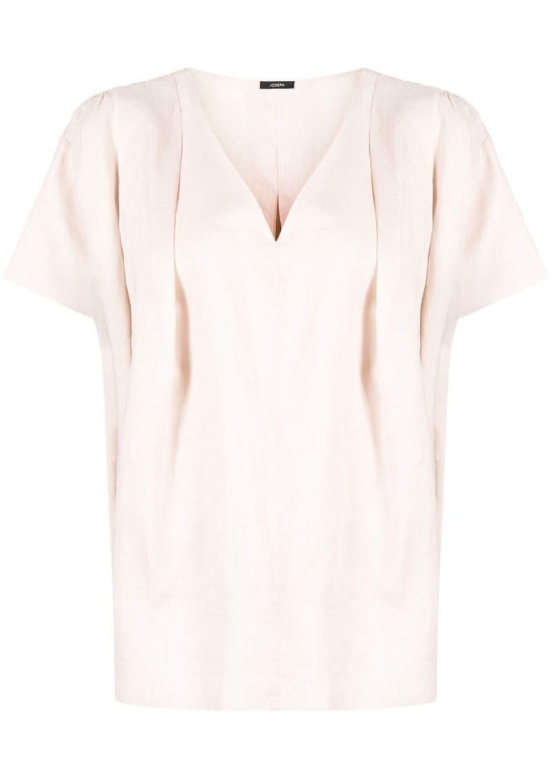 Joseph V-neck short-sleeved top