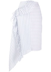Jourden Lolita striped bias skirt
