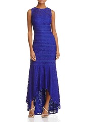 JS Collections JS Collection Women's Lace Hi Lo Gown