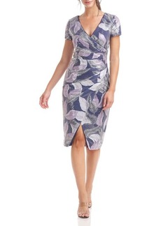 JS Collections Nylah Sequin Dress in Navy Multi at Nordstrom