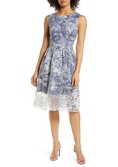 JS Collections Poppy Floral Print Cocktail Dress