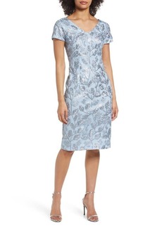 JS Collections Shay Sequin Cocktail Dress in Lt. Blue at Nordstrom