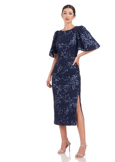 JS Collections Women's ADEL Tea Length Dress