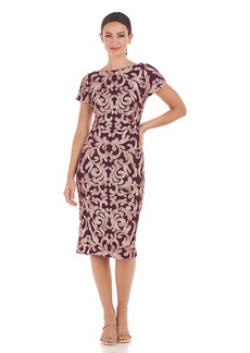 JS Collections Women's Alexa Tea Length Dress