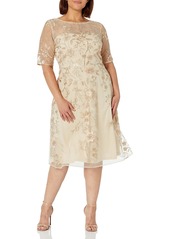 JS Collections Women's Bianca A-Line Midi Dress