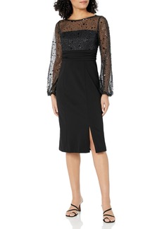 JS Collections Women's Bristol Sheath Cocktail Dress