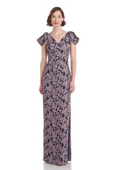 JS Collections Women's Gwendolyn Bow Column Gown