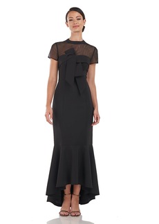 JS Collections Women's Kylie Bow High-Low Gown