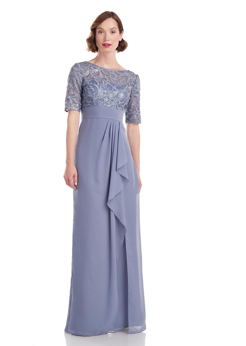 JS Collections Women's Meg Cascade Gown