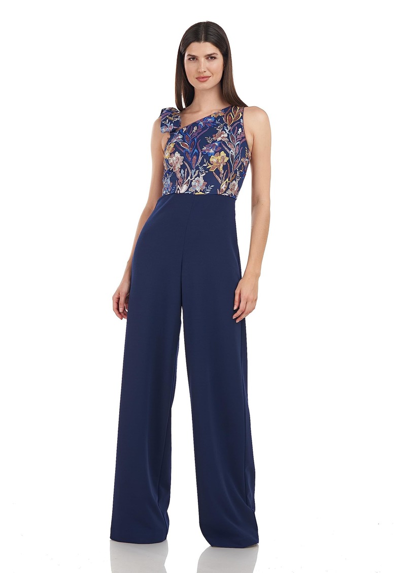 JS Collections Women's Nova Bow Palazzo Jumpsuit