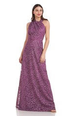JS Collections Women's Sonya Asymmetric A-LINE Gown