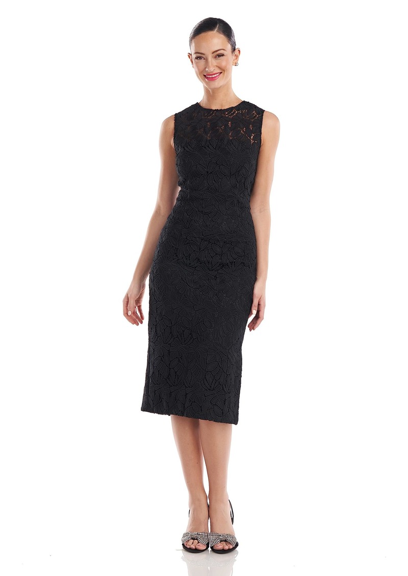 JS Collections Women's Theodora Midi Sheath Dress