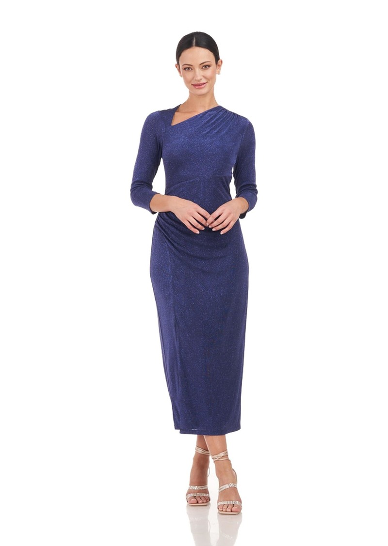 JS Collections Women's Violeta Knit Tea Length Dress