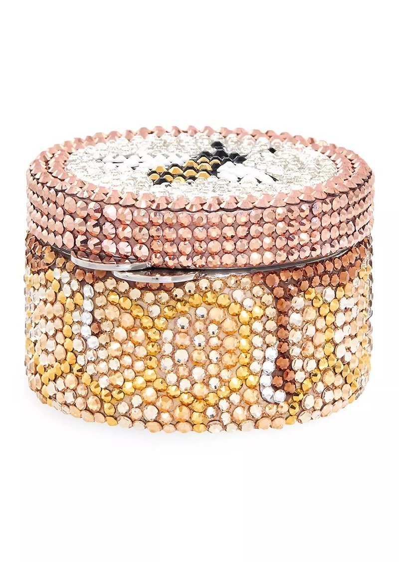 Judith Leiber Crystal-Embellished Bee Miniature Pill Box