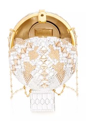Judith Leiber Hot Air Balloon Crystal-Embellished Clutch-On-Chain