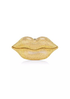 Judith Leiber Hot Lips Crystal-Embellished Shoulder Bag