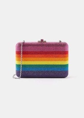Judith Leiber - Rainbow Crystal-embellished Box Clutch Bag - Womens - Multi