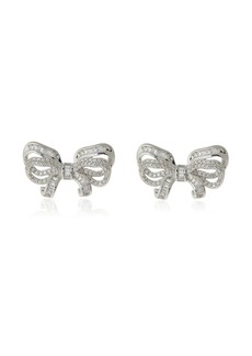 Judith Leiber Couture - Bow Earrings - Silver - OS - Moda Operandi - Gifts For Her