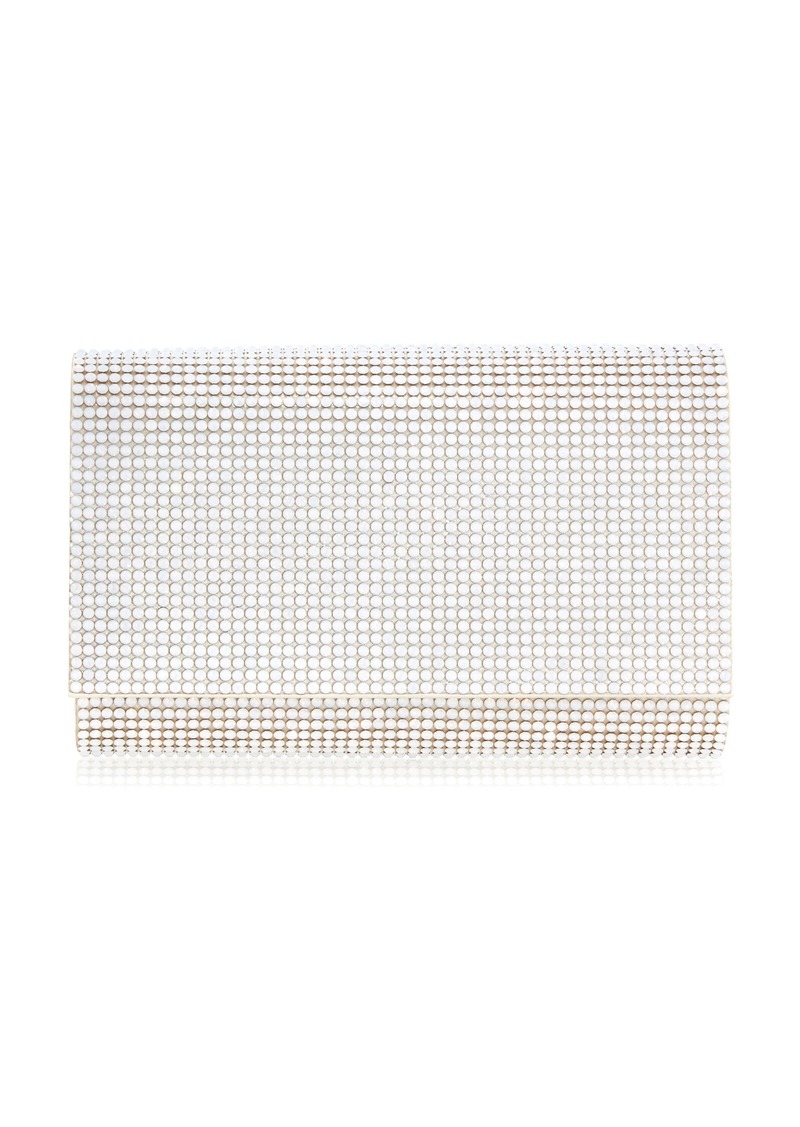 Judith Leiber Couture - Fizzy Crystal-Embellished Clutch - White - OS - Moda Operandi