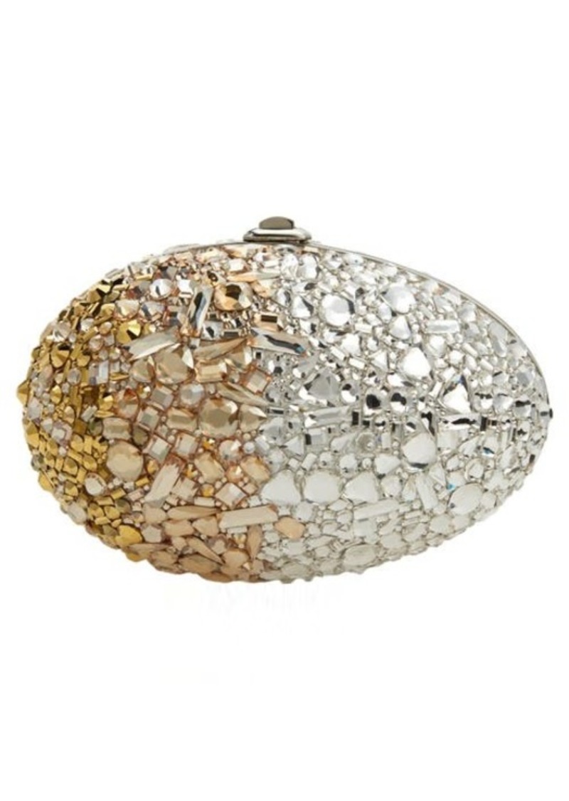 JUDITH LEIBER COUTURE 60th Anniversary Crystal Egg Clutch