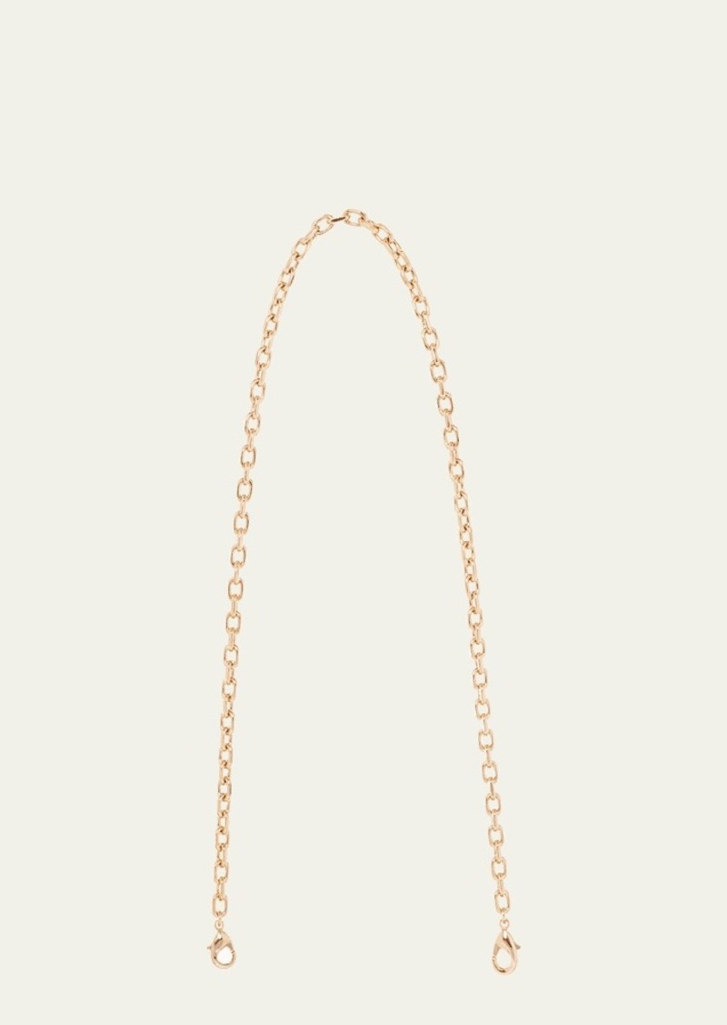 Judith Leiber Couture Brass Elbow Chain Shoulder Strap