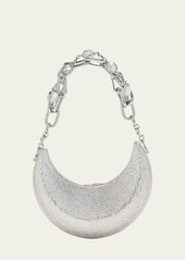 Judith Leiber Couture Crescent Crystal Top-Handle Bag