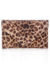 JUDITH LEIBER COUTURE Crystal Leopard Envelope Clutch in Champagne Multi at Nordstrom