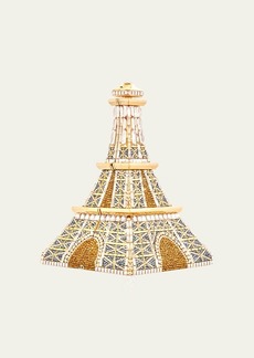 Judith Leiber Couture Eiffel Tower Crystal Clutch Bag