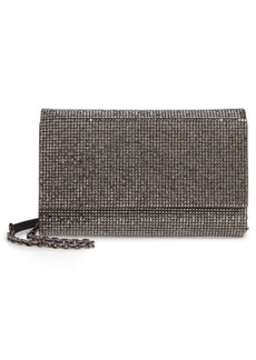 JUDITH LEIBER COUTURE Fizzoni Beaded Clutch in Ebonized Hematite at Nordstrom