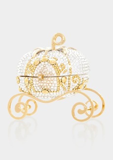 Judith Leiber Couture Miniature Carriage Crystal Minaudiere