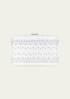 Judith Leiber Couture Pearly Crystal Clutch Bag