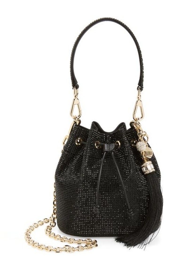 JUDITH LEIBER COUTURE Piper Crystal Embellished Bucket Bag