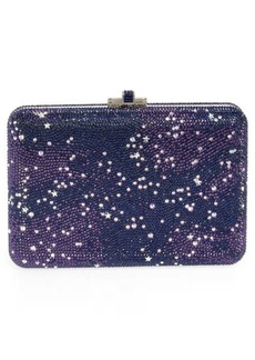 JUDITH LEIBER COUTURE Slim Slide Galaxy Crystal Clutch