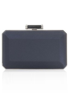 JUDITH LEIBER COUTURE Soho Satin Frame Clutch in Silver Grey at Nordstrom