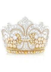 JUDITH LEIBER COUTURE Crown Jewels Crystal Clutch