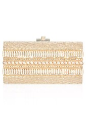 JUDITH LEIBER COUTURE Rectangle Crystal Embellished Box Clutch