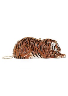 JUDITH LEIBER COUTURE Shere Khan Crystal Bengal Tiger Clutch