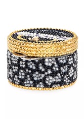 Judith Leiber Miniature World's Best Caviar Crystal Pill Box