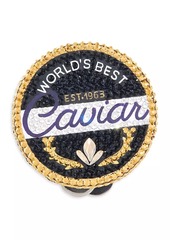 Judith Leiber Miniature World's Best Caviar Crystal Pill Box