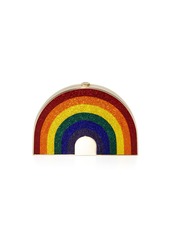 Judith Leiber Rainbow-Shaped Crystal Clutch Bag