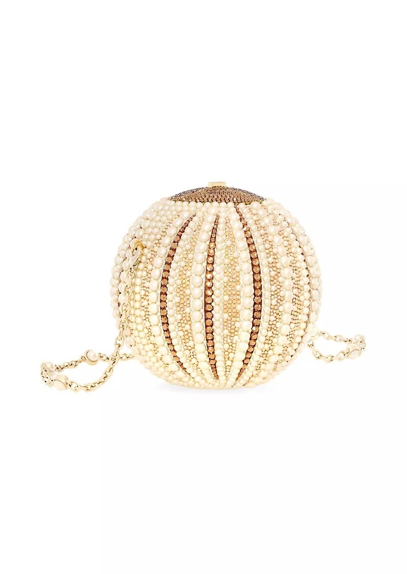 Judith Leiber Sea Urchin Sphere Crystal-Embellished Clutch