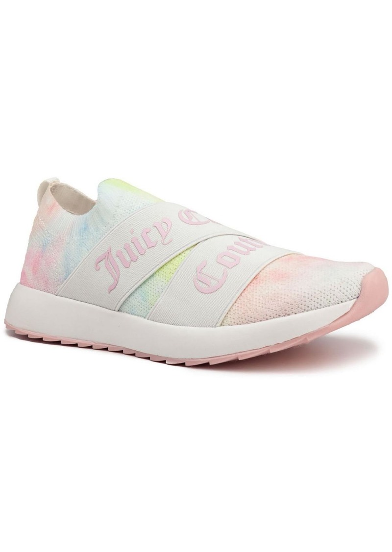 Juicy Couture ANNOUNCE Womens Knit Comfy Slip-On Sneakers